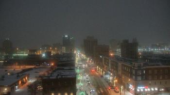 Weather camera view of Akron Beacon Journal.