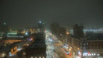 Weather camera view of Akron Beacon Journal.