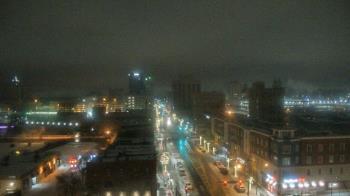 Weather camera view of Akron Beacon Journal.