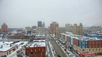 Weather camera view of Akron Beacon Journal.