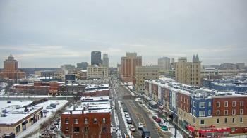 Weather camera view of Akron Beacon Journal.