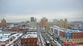 Weather camera view of Akron Beacon Journal.