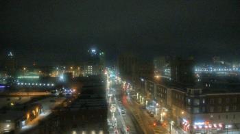 Weather camera view of Akron Beacon Journal.