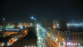 Weather camera view of Akron Beacon Journal.