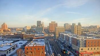 Weather camera view of Akron Beacon Journal.