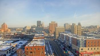 Weather camera view of Akron Beacon Journal.