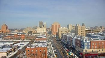 Weather camera view of Akron Beacon Journal.