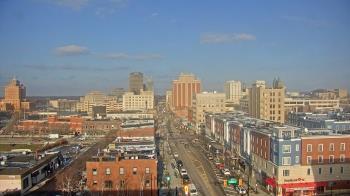 Weather camera view of Akron Beacon Journal.