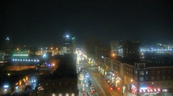 Weather camera view of Akron Beacon Journal.