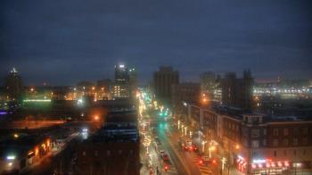 Weather camera view of Akron Beacon Journal.