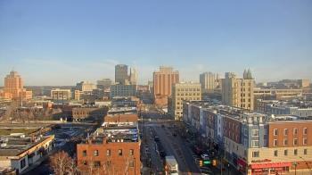 Weather camera view of Akron Beacon Journal.