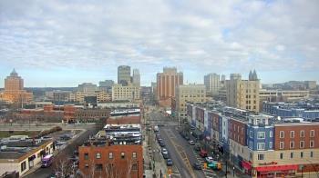 Weather camera view of Akron Beacon Journal.