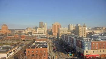 Weather camera view of Akron Beacon Journal.