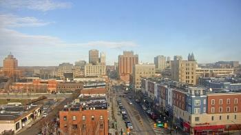 Weather camera view of Akron Beacon Journal.