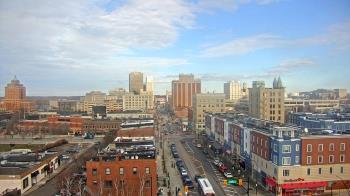 Weather camera view of Akron Beacon Journal.