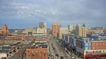 Weather camera view of Akron Beacon Journal.