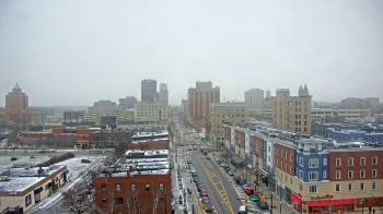 Weather camera view of Akron Beacon Journal.