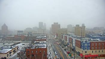 Weather camera view of Akron Beacon Journal.