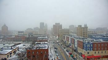 Weather camera view of Akron Beacon Journal.