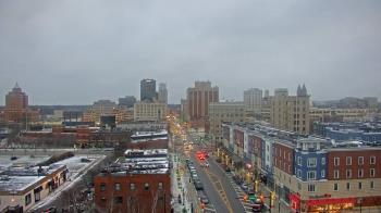 Weather camera view of Akron Beacon Journal.