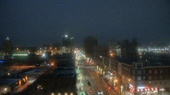Weather camera view of Akron Beacon Journal.
