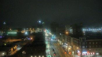 Weather camera view of Akron Beacon Journal.