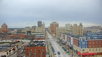 Weather camera view of Akron Beacon Journal.