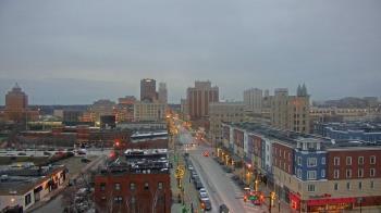 Weather camera view of Akron Beacon Journal.