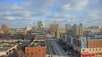 Weather camera view of Akron Beacon Journal.