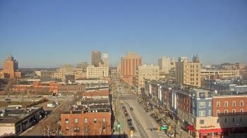 Weather camera view of Akron Beacon Journal.