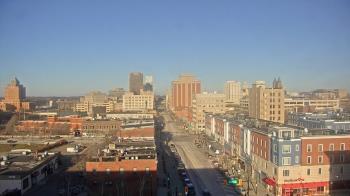 Weather camera view of Akron Beacon Journal.