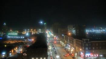 Weather camera view of Akron Beacon Journal.