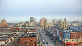 Weather camera view of Akron Beacon Journal.