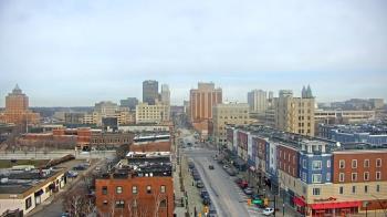 Weather camera view of Akron Beacon Journal.
