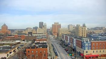 Weather camera view of Akron Beacon Journal.