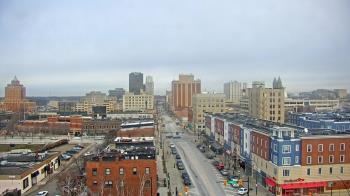 Weather camera view of Akron Beacon Journal.