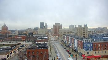 Weather camera view of Akron Beacon Journal.