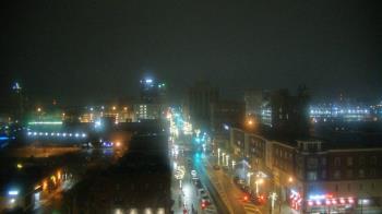 Weather camera view of Akron Beacon Journal.