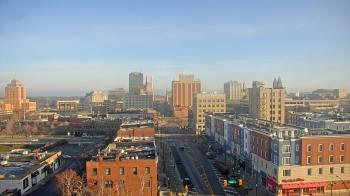 Weather camera view of Akron Beacon Journal.