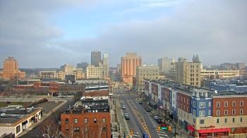 Weather camera view of Akron Beacon Journal.