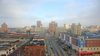 Weather camera view of Akron Beacon Journal.