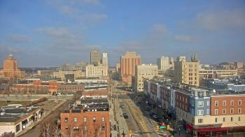 Weather camera view of Akron Beacon Journal.