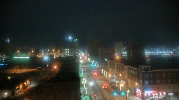 Weather camera view of Akron Beacon Journal.