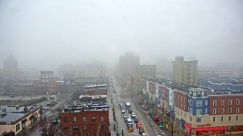 Weather camera view of Akron Beacon Journal.