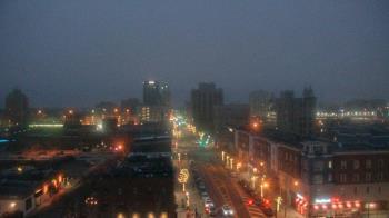 Weather camera view of Akron Beacon Journal.