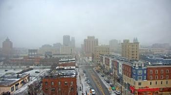 Weather camera view of Akron Beacon Journal.
