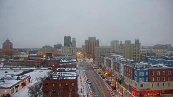 Weather camera view of Akron Beacon Journal.