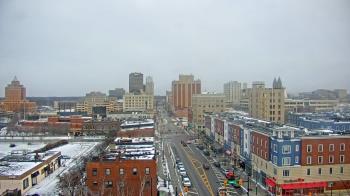 Weather camera view of Akron Beacon Journal.