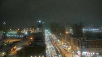 Weather camera view of Akron Beacon Journal.