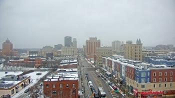 Weather camera view of Akron Beacon Journal.